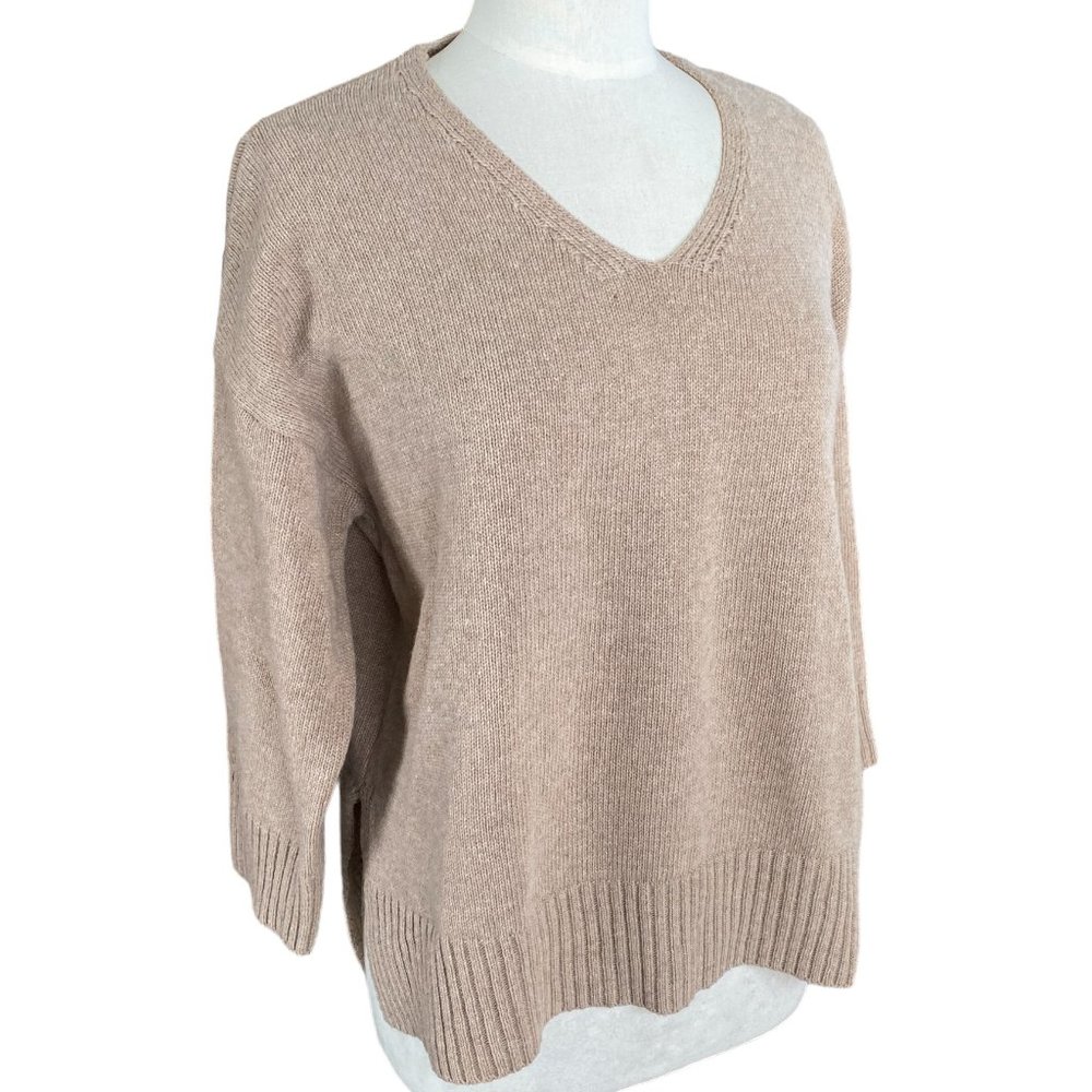 NWT 3.3 Field Trip Wool Blend Sweater Oatmeal Oversized Capsule-M/L